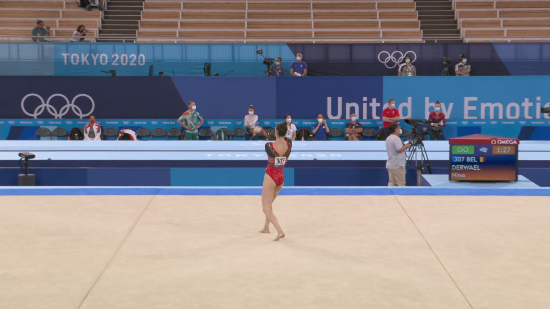 De Grondoefening Van Nina Derwael Olympische Spelen Sporza