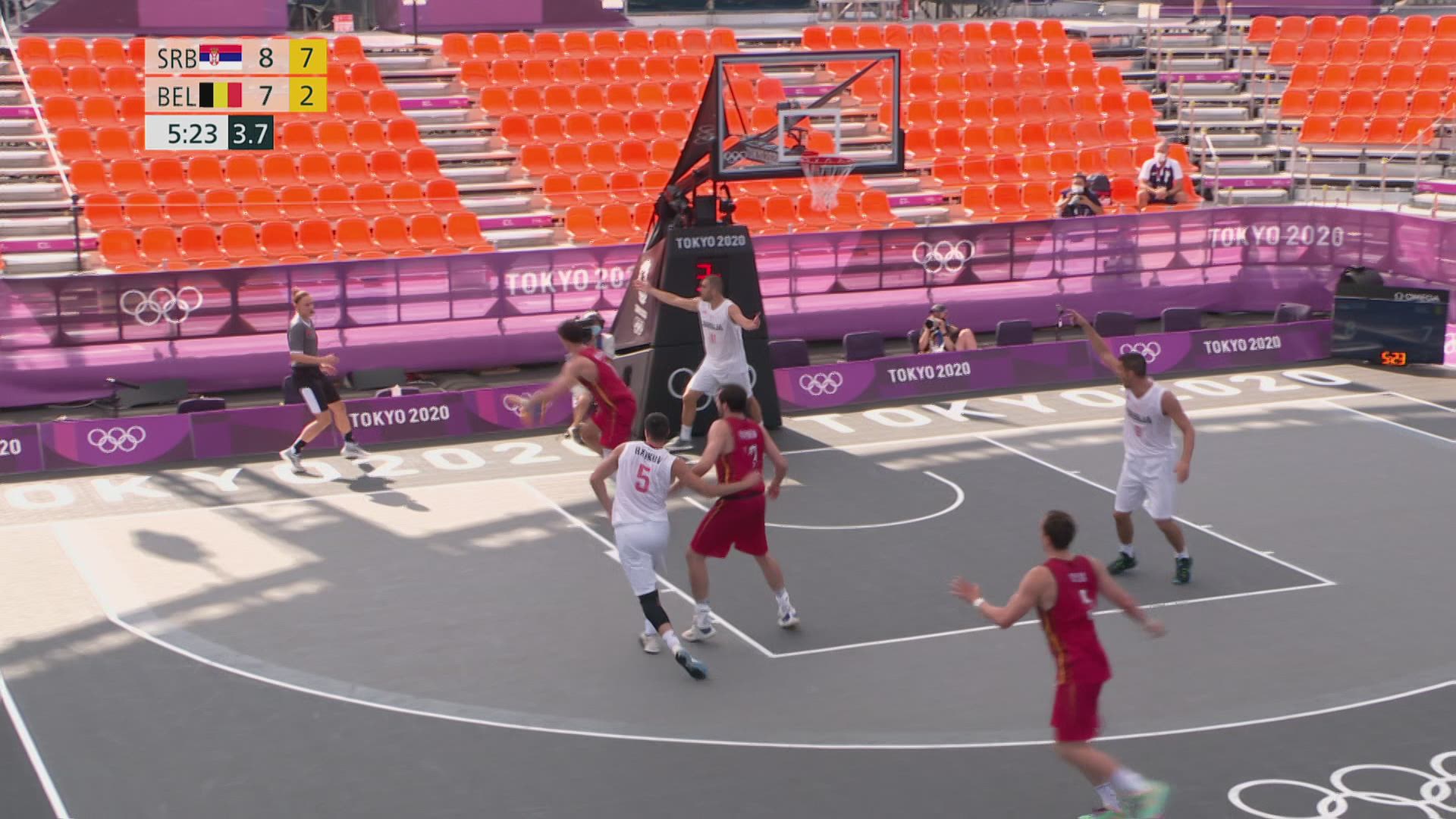 3x3 Belgian Lions Moeten Meerdere Erkennen In De Toppers Van Servie 21 14 Olympische Spelen Sporza