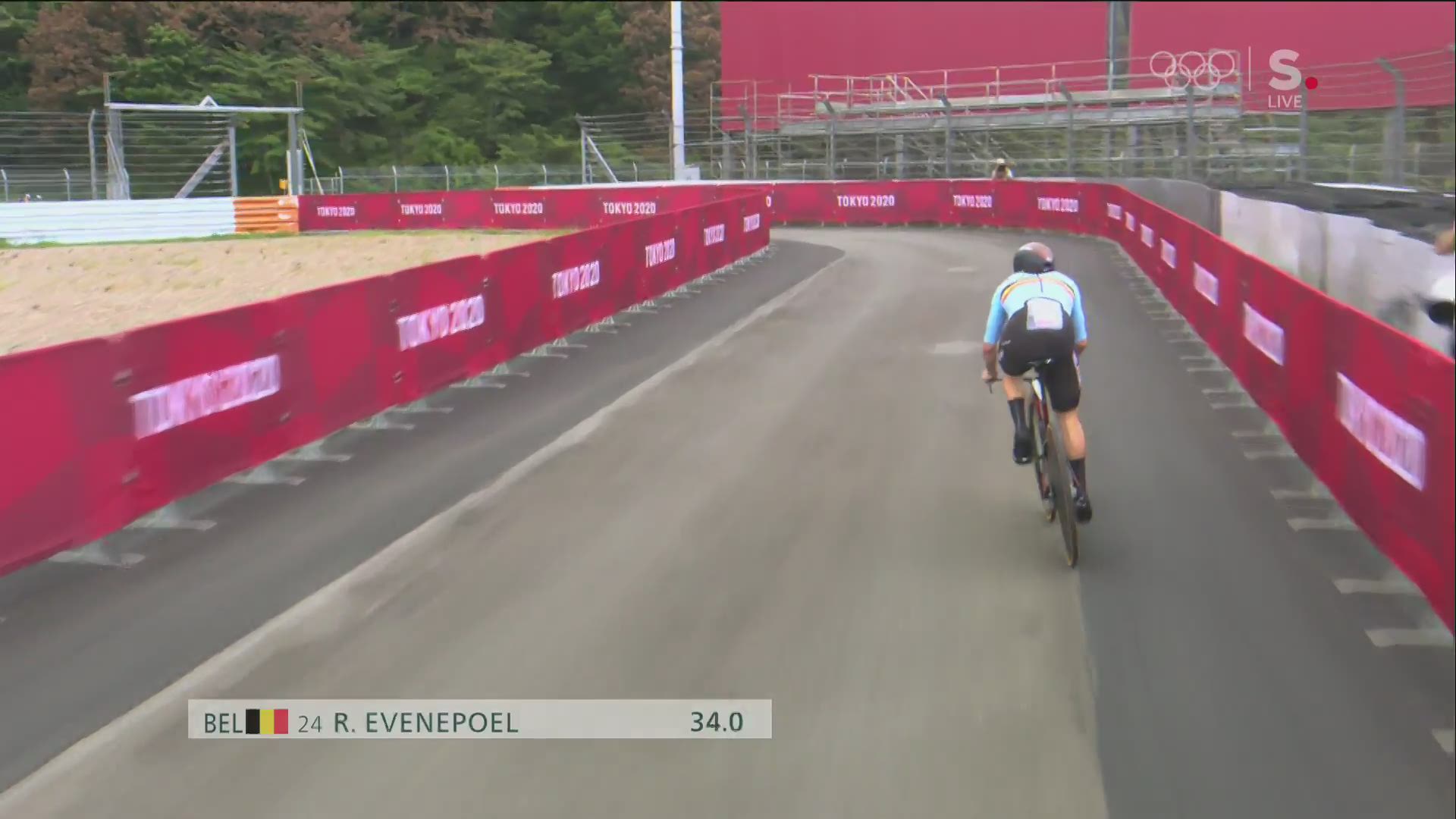 Remco Evenepoel is begonnen aan zijn tijdrit! Olympische Spelen sporza