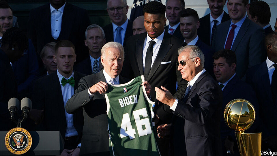 After 4 Trump years, the NBA champion reappears in the White House |  NBA