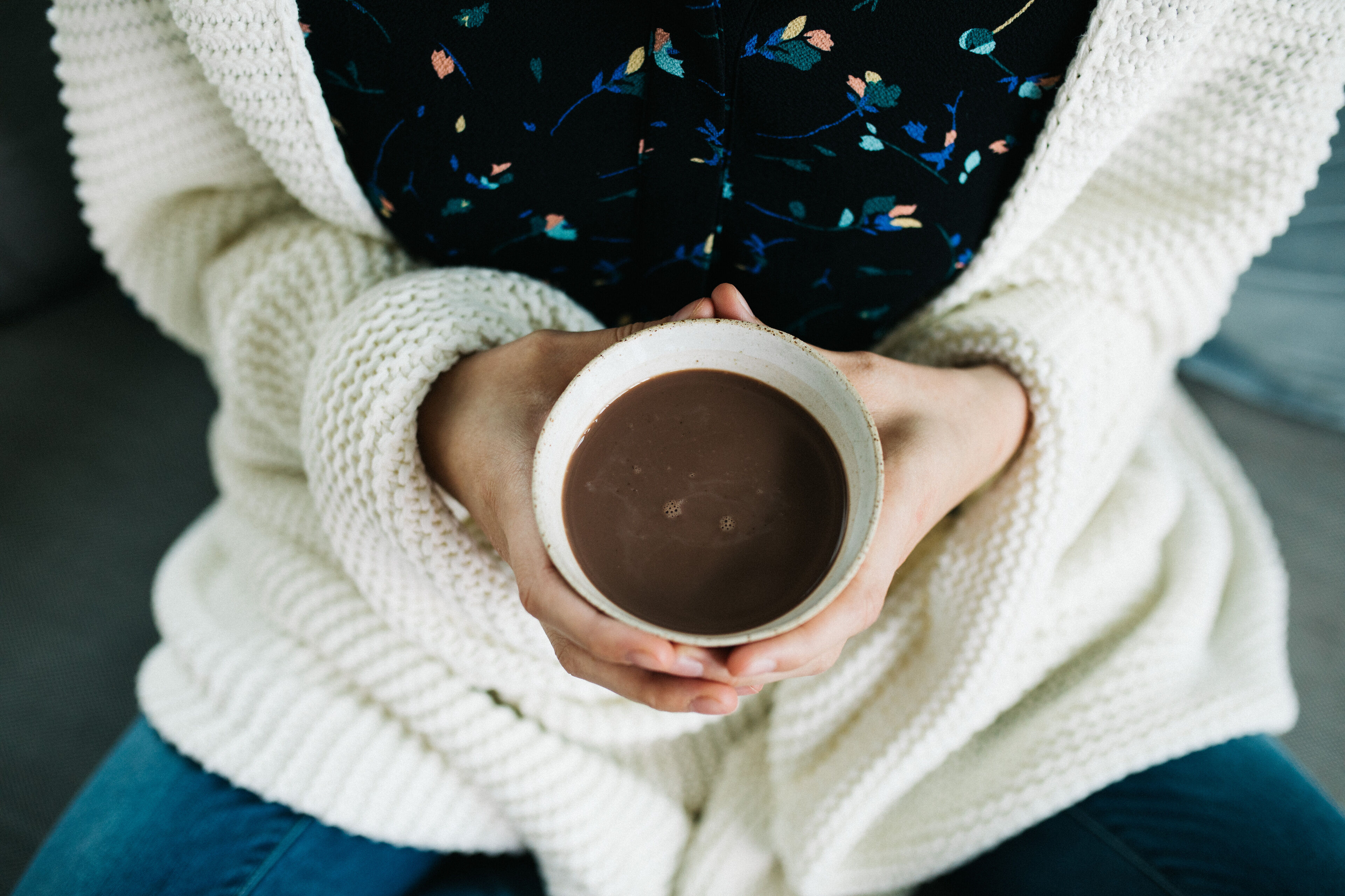 Kop warme chocomelk