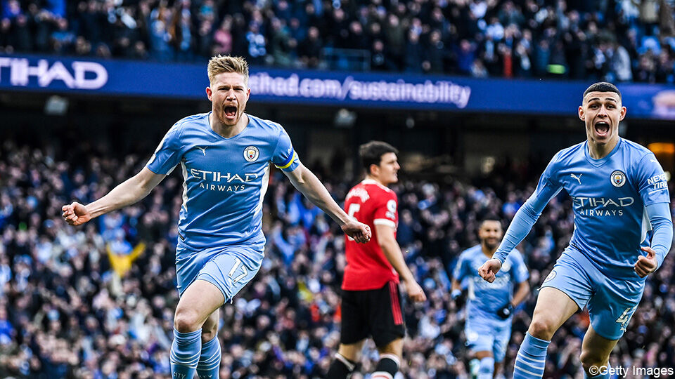 De Bruyne divides and reigns in Manchester derby with two goals and an assist |  Premier League 2021/2022