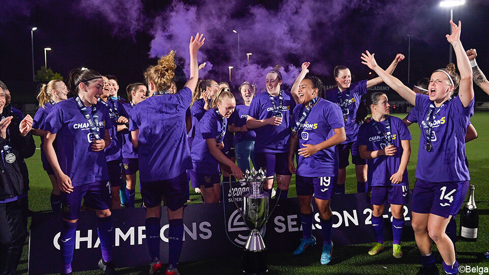 Le donne dell’Anderlecht celebrano il loro quinto titolo nazionale nella fossa dei leoni |  Punteggio Premier League 2021/2022