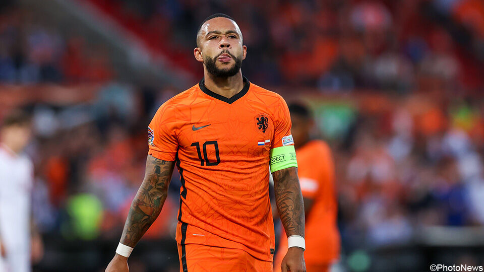 Penalty miss Depay in 91st minute costs the Orange two points in the group of Red Devils |  UEFA Nations League 2022/2023