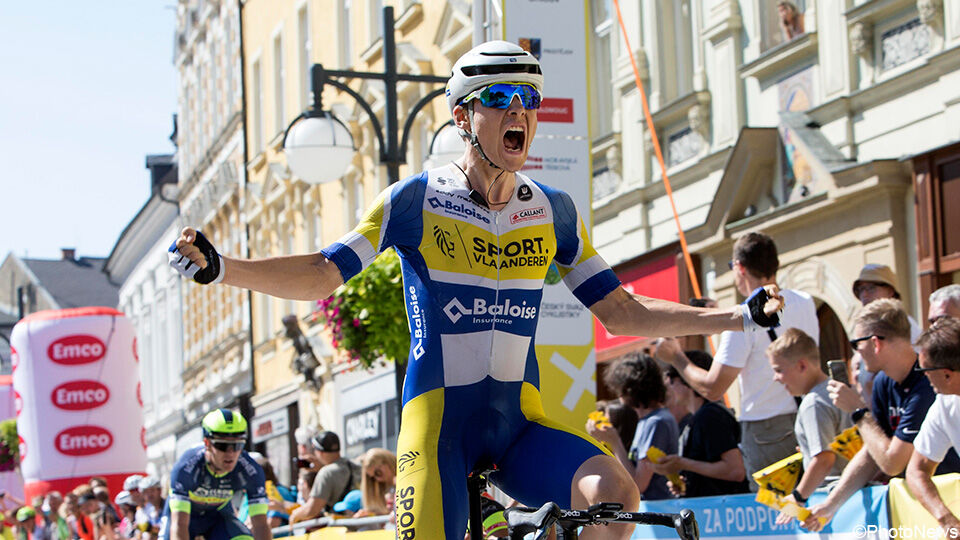 Il rifugiato Ron Hergodts vince sul palco e batte la maglia di leader nel tour della Repubblica Ceca |  Ciclismo