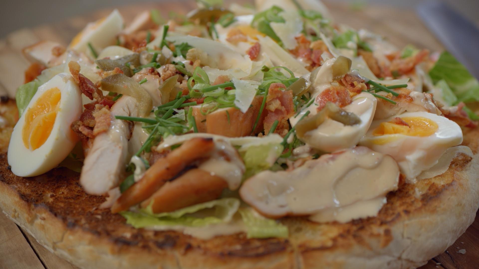 Caesar kebab met gerookte kip-image