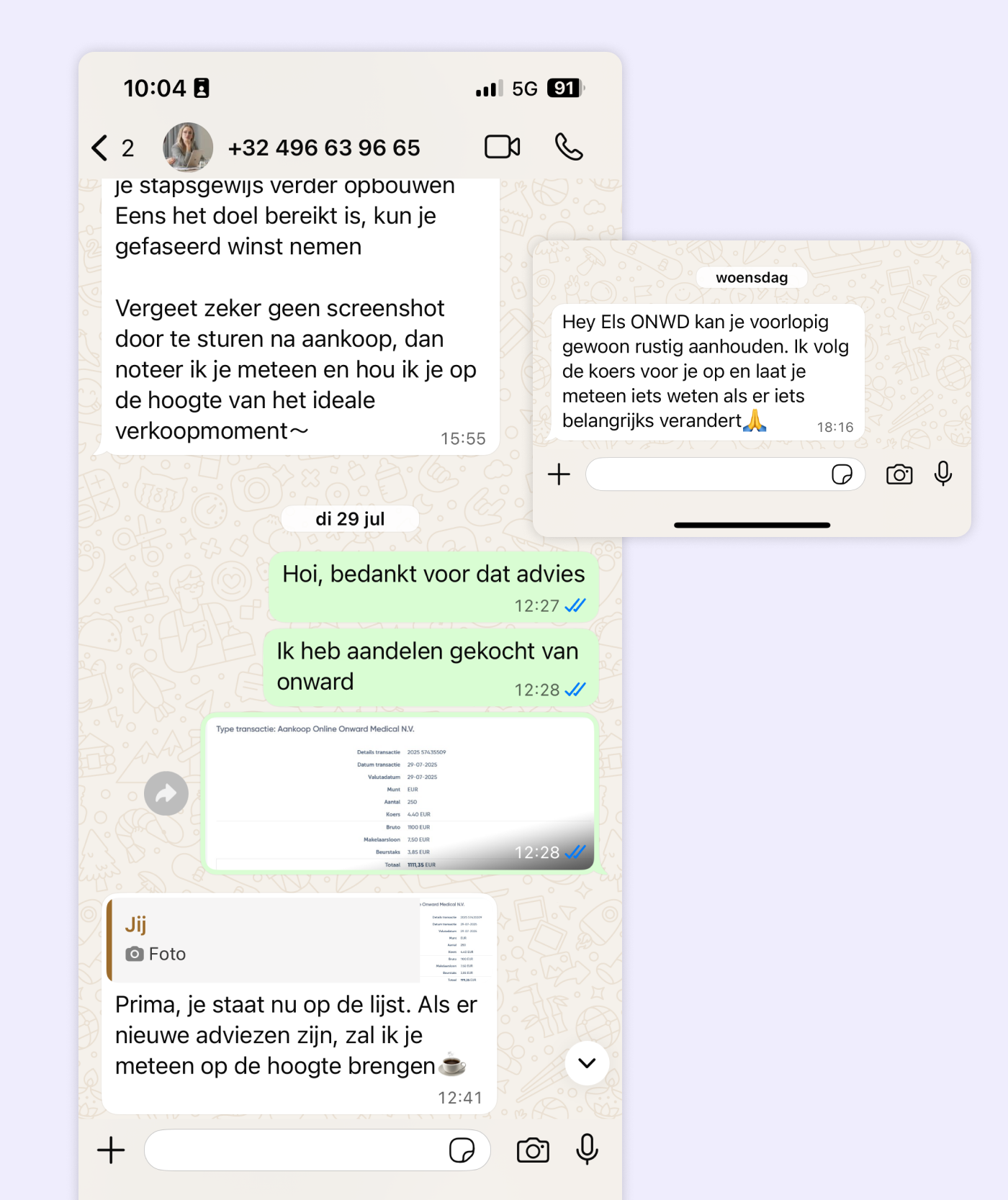 Wat gebeurt er in de frauduleuze WhatsAppgroepen met beleggingstips? VRT  NWS zocht het uit | VRT NWS: nieuws