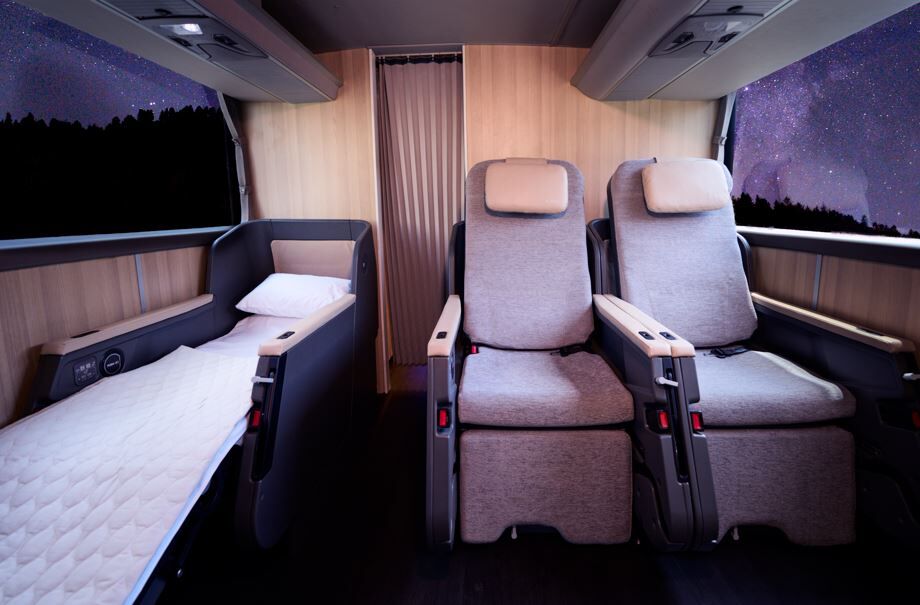 Luxury night bus with real beds to connect Zurich, Brussels and