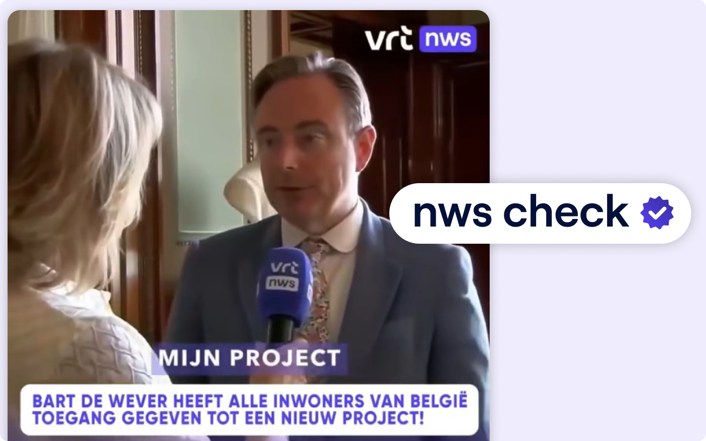 Oplichters gebruiken deepfake van premier De Wever en journaliste Goedele  Devroy voor valse advertentie | VRT NWS: nieuws