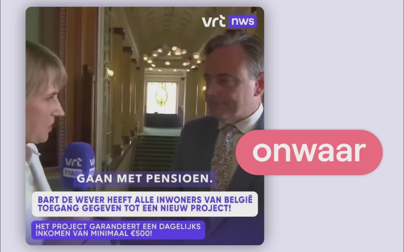 Video - Bekijk hier de deepfake video: