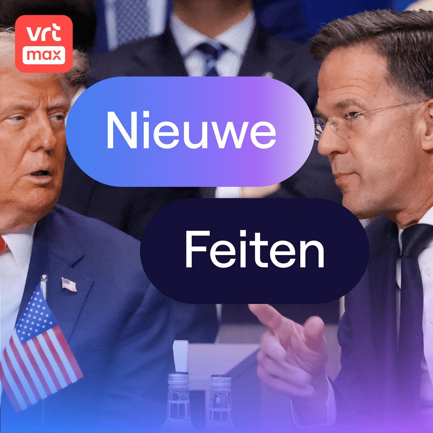 Typisch Mark Rutte, die overdreven lovende SMS aan Trump