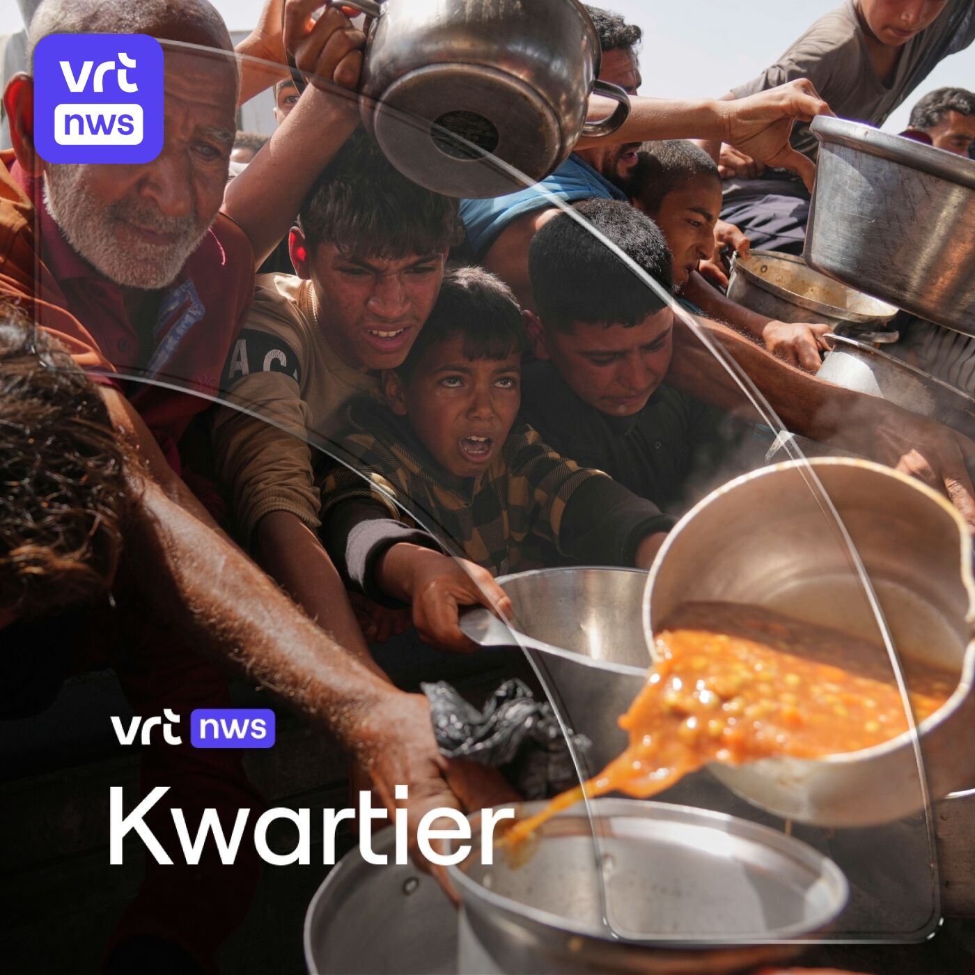 Wat stelt voedselhulp in Gaza voor? Jongeren met enkelband en peptalk voor Van Aert