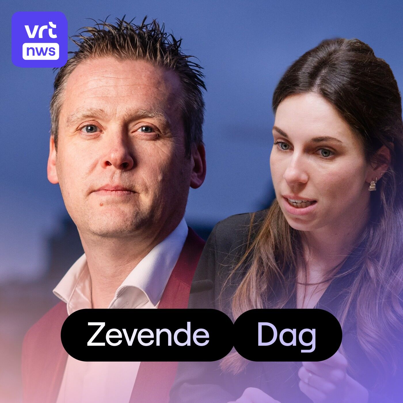 De zevende dag met Bert Engelaar en Eva Demesmaeker De zevende dag met Bert Engelaar en Eva Demesmaeker