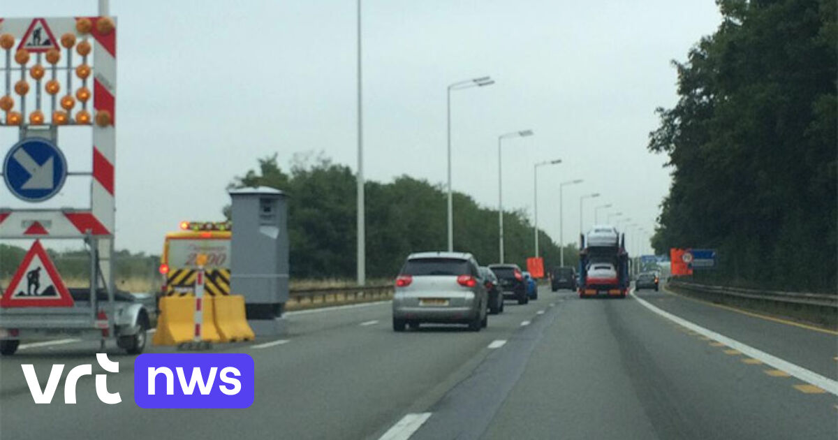 Versmalde rijstroken op E19 in Mechelen | VRT NWS Nieuws