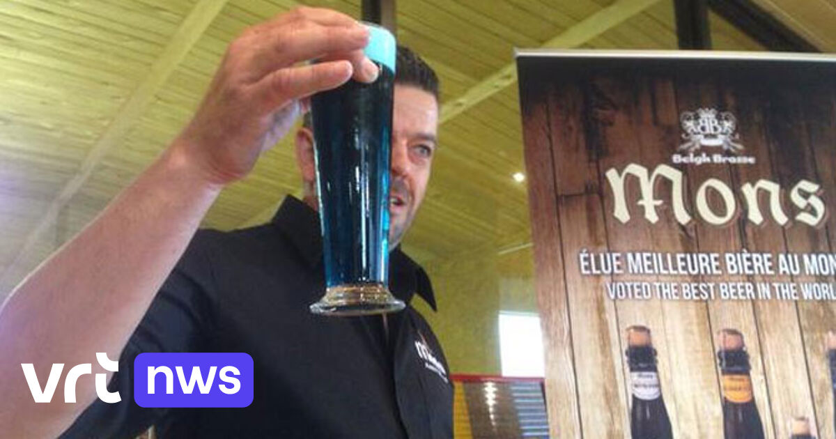 Belgian manufactures blue beer in Quebec