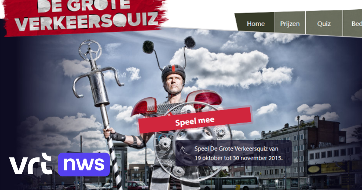 VSV Lanceert 6e Editie Van "De Grote Verkeersquiz" | VRT NWS: Nieuws