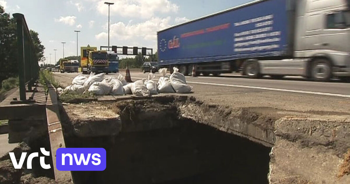 Verkeerschaos Rond Antwerpen Na Wegverzakking | VRT NWS: Nieuws