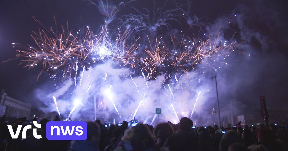 Nieuwjaar In Brussel Het Mooiste Vuurwerk Dat Ik Ooit Heb Gezien Vrt Nws Nieuws