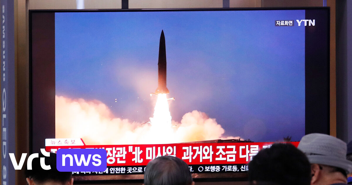 Noord-Korea Vuurt Opnieuw Twee Raketten Af | VRT NWS: Nieuws