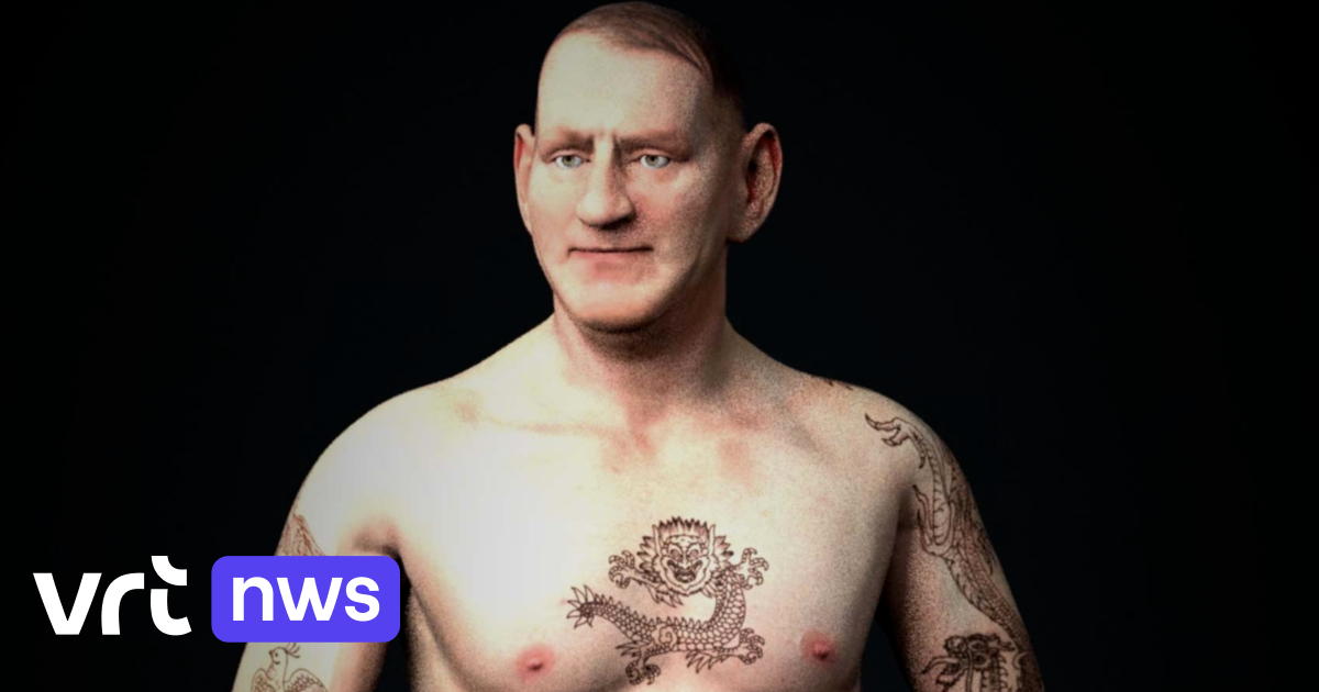 De koning ontbloot 3Dreconstructie onthult tattoos van Frederik IX van Denemarken VRT NWS