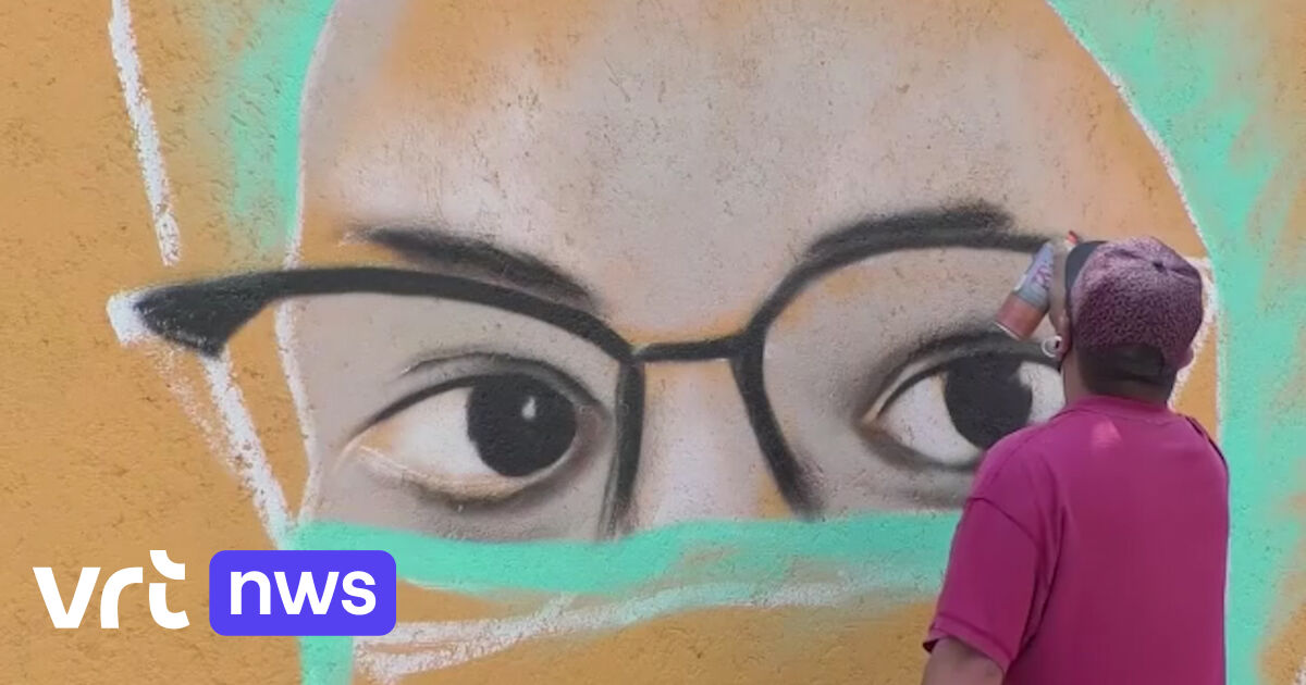 Graffitikunst kleurt Mexico-Stad om zorgpersoneel te steunen: "Ze staan ...