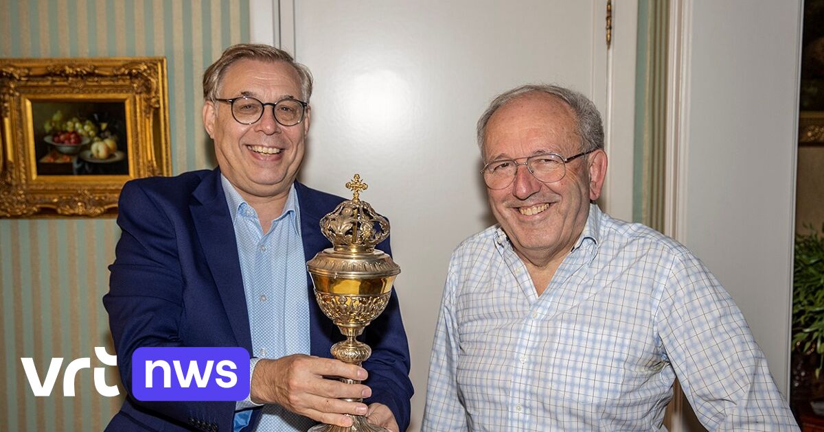 Stolen chalice from the church of Heurne, near Oudenaarde, found at auction after 38 years