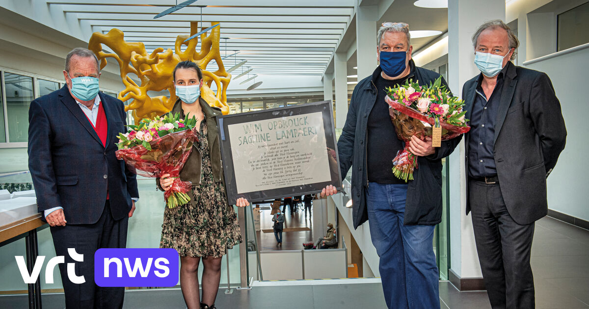 Nurse Saghine Lampaert and actor Wim Opbrouck both elected West Flemish Ambassador