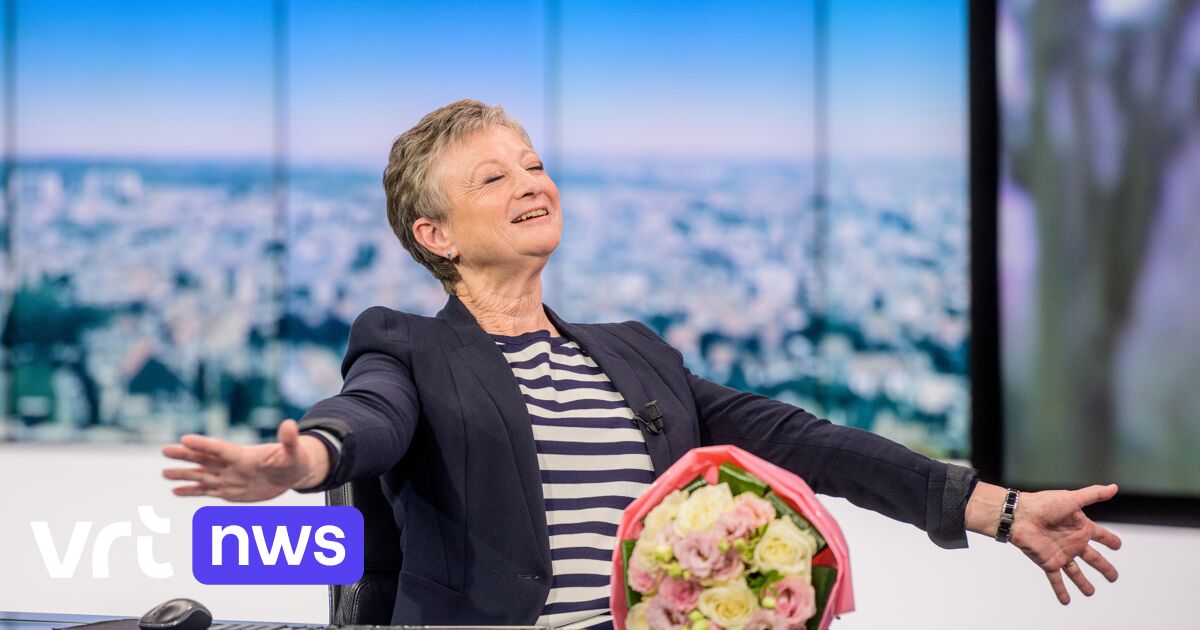 Martine Tanghe is leaving after 42 years: from a visit to King Philippe to flowers from grandson Max