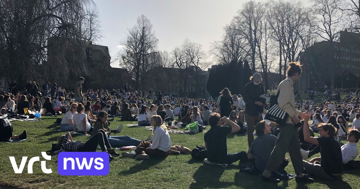 Politie moet stadspark Leuven weer afsluiten wegens te veel volk: "Campagne moet studenten informeren over alternatieven". #
