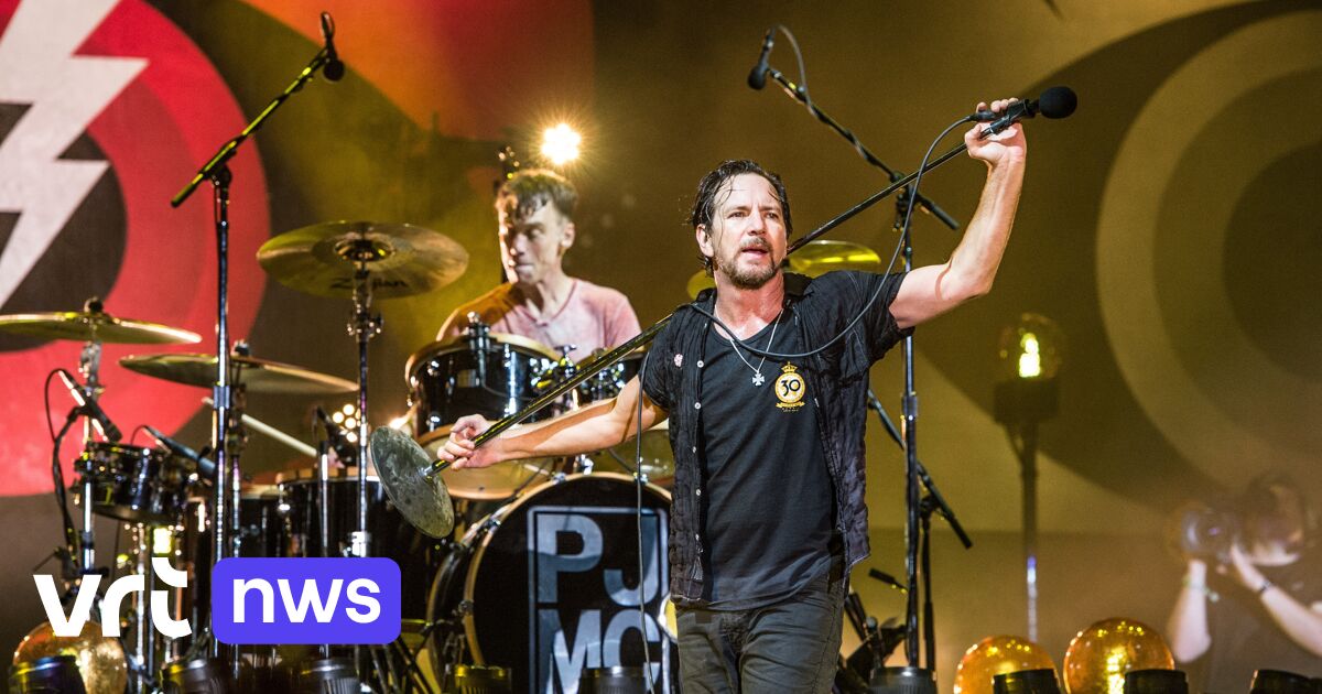 Pearl Jam is eerste headliner van Rock Werchter 2022, ook Pinkpop uitgesteld tot volgend jaar - VRT NWS