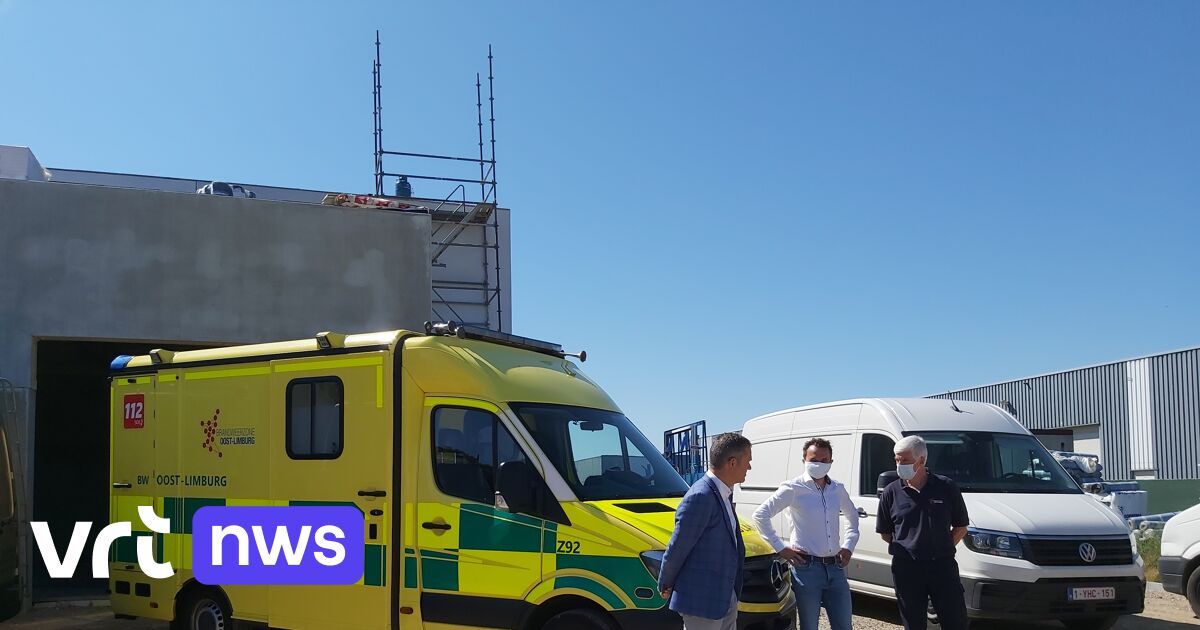 Ziekenwagen vertrekt binnenkort vanuit technische dienst in Oudsbergen