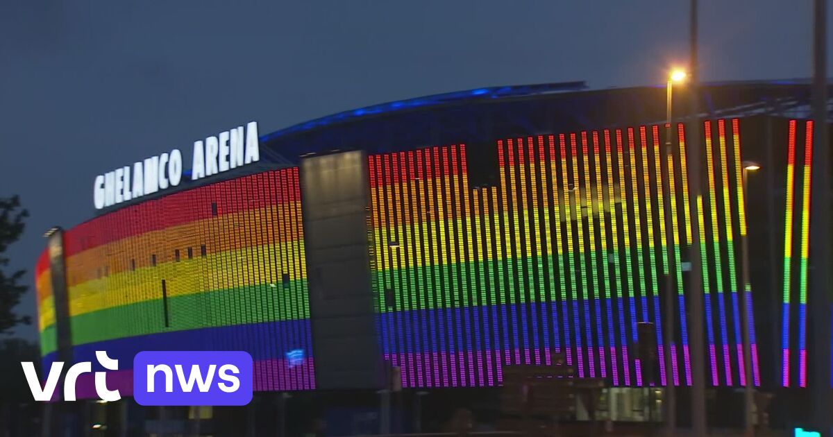 Rainbow colour statement to support LGBTQ community