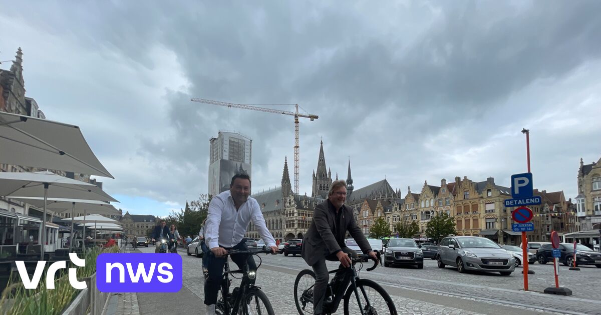 Nieuwe fietsroute in Ieper speciaal voor de ebikes VRT
