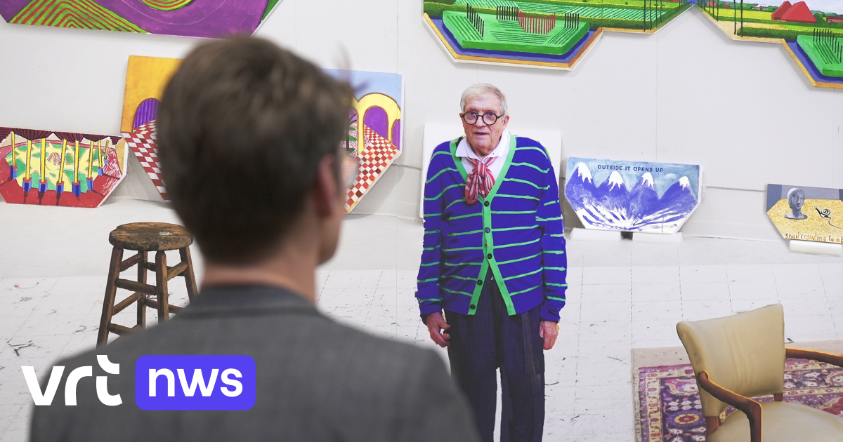 Tickets sold never before: expo David Hockney already a success, VRT NWS spoke to the artist