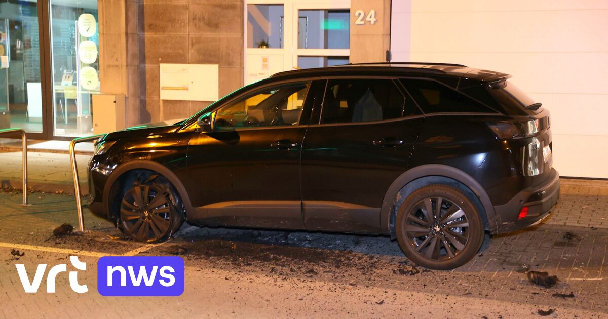 Front tires go up in smoke because drunk driver continues to accelerate against bicycle rack