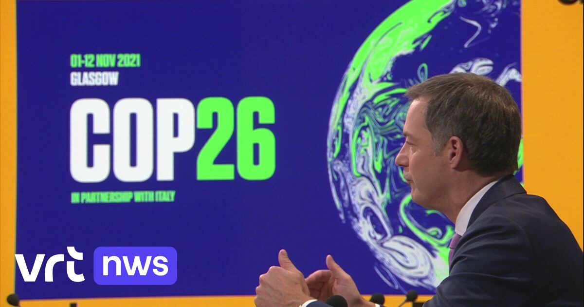 COP26: De Croo wants to use EU trade policy as a weapon against polluting countries