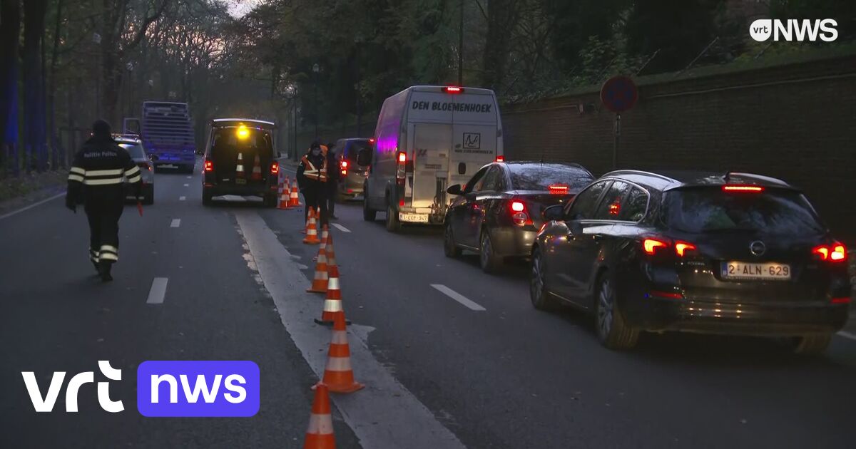 New actions by police unions cause traffic problems in Brussels, nuisance expected tomorrow too