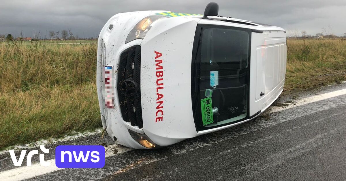 opletten voor gladde wegen, gisteren al heel wat ongevallen