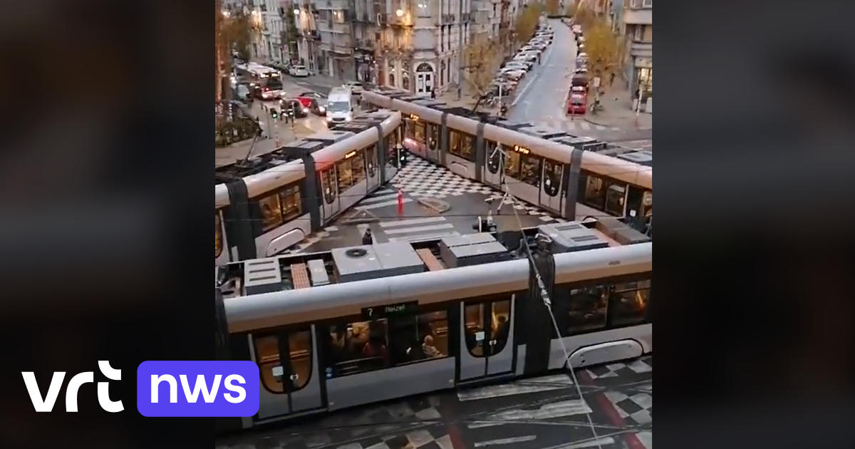 TikTok film featuring stationary Brussels trams goes viral