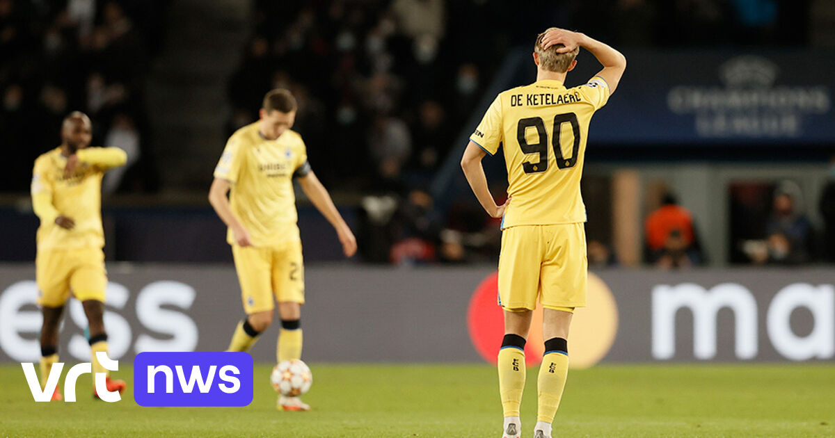 Met 4-1 verliezen bij PSG: Club Brugge verlaat het Europese voetballandschap