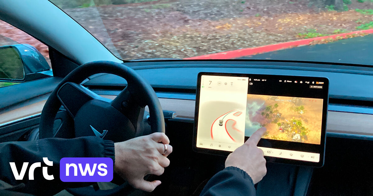 Car maker Tesla turns off the ability to play games while driving