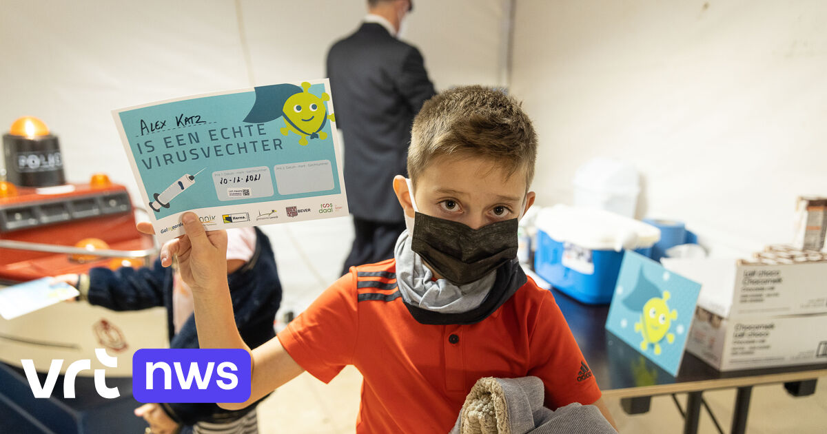 First children in Flanders receive a corona shot: “I was a little nervous, but it didn’t hurt”