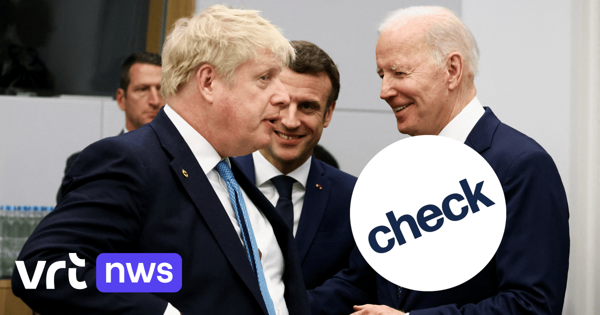 Image accompanying Britse premier Boris Johnson werd bewust genegeerd door Macron op de recente NAVO-top.