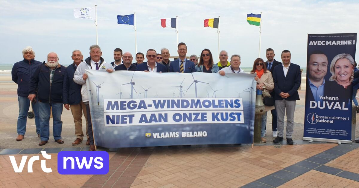 Protest against French wind farms at sea near De Panne: “Windmills as big as the Eiffel Tower”