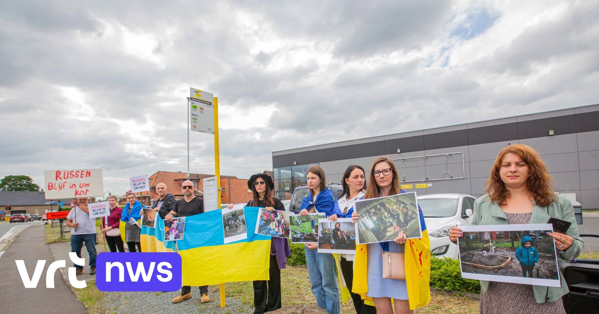 Protest at new Russian supermarket in Opwijk: “Russians stay in your room”