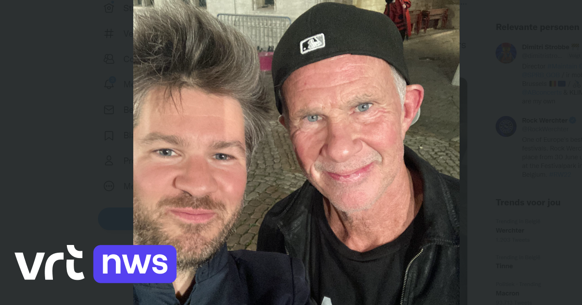 Brussels resident collides with Chad Smith of Red Hot Chili Peppers at city hall: “He told me they will play at Werchter tomorrow”