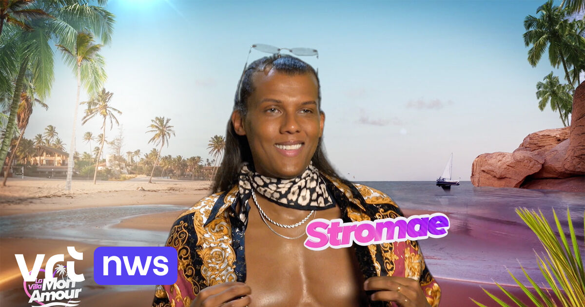 Stromae in blote bast en lang haar maakt samen met Camila Cabello parodie op "Love island" in nieuwe videoclip - VRT NWS