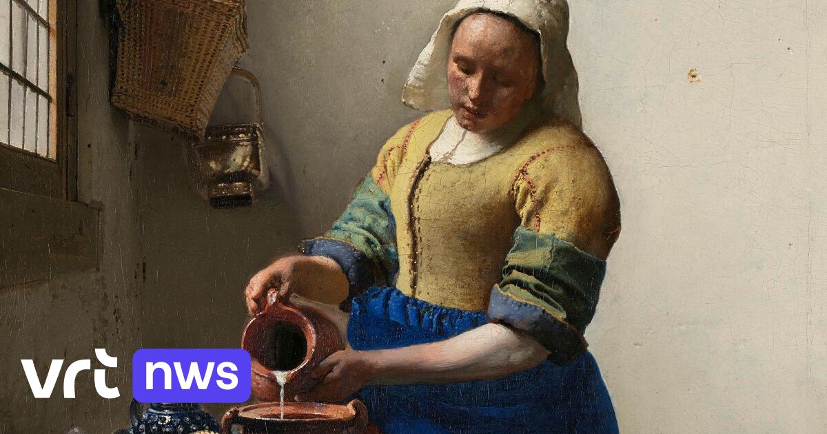 Jan Vermeer (1632-1675)【Het melkmeisje】 JOHANNES VERMEER Het melkmeisje / The Milkmaid. Date/Period