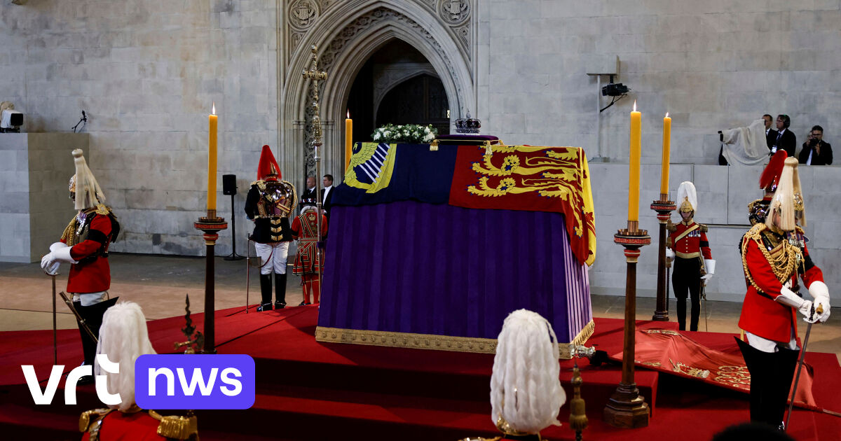 Queen Elizabeth’s body is lying in Westminster Hall, where the British will be able to say goodbye to the coffin from tonight