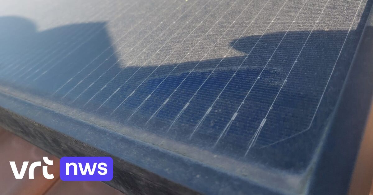 Solar panels and damaged cars in Evergem: “Could be particles with concrete inside, but the cause is not yet known”